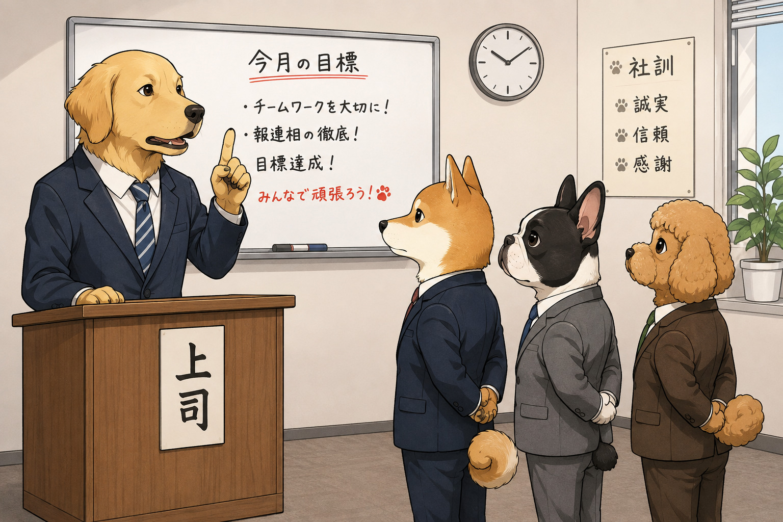 あなたの考え・発想で動く職場に！